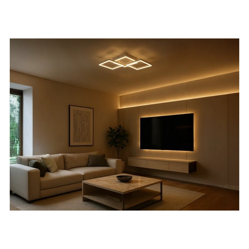 Dæmpbar LED-loftlampe LED/85W/230V 3000-6500K + fjernbetjening