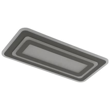 Dæmpbar loftlampe LED/85W/230V 3000-6500K grå + fjernbetjening