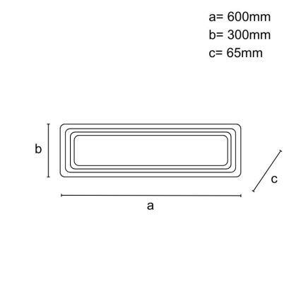 Dæmpbar loftlampe LED/85W/230V 3000-6500K grå + fjernbetjening