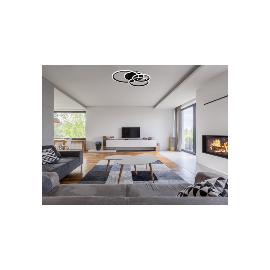 Dæmpbar LED-loftlampe LED/90W/230V 3000-6500K + fjernbetjening