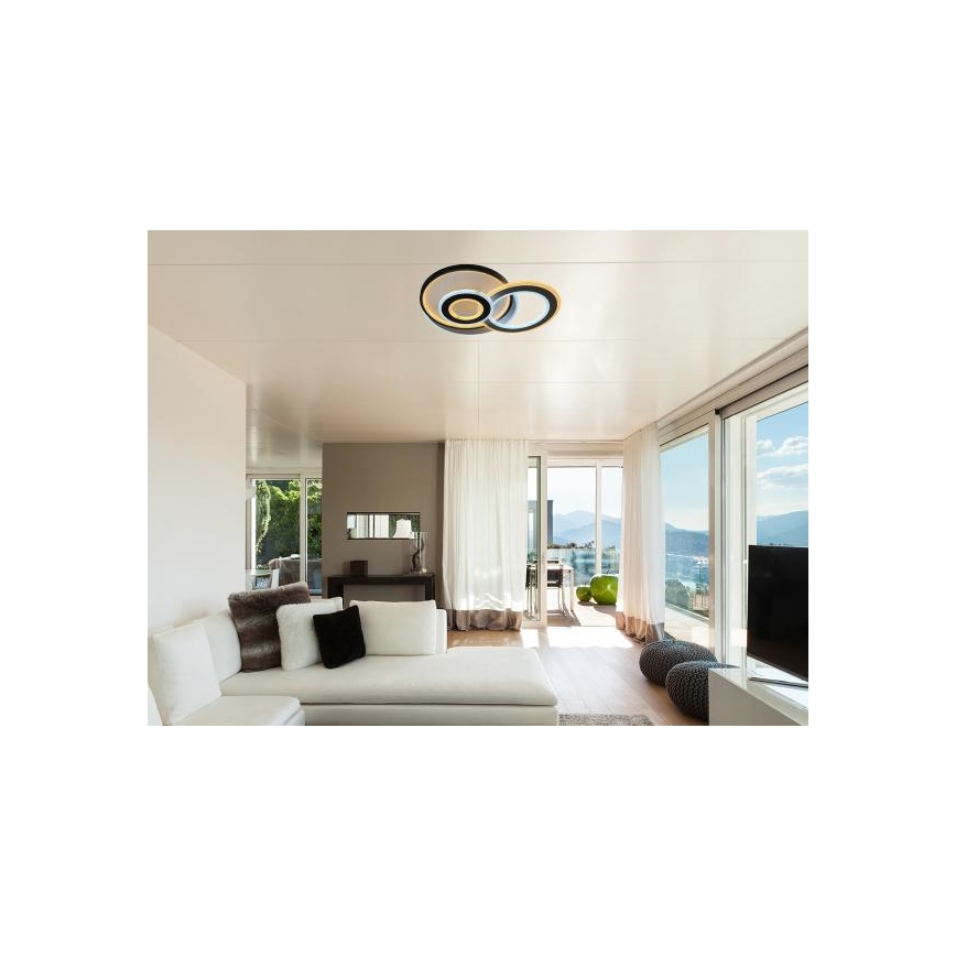 Dæmpbar LED-loftlampe LED/95W/230V 3000-6500K + fjernbetjening