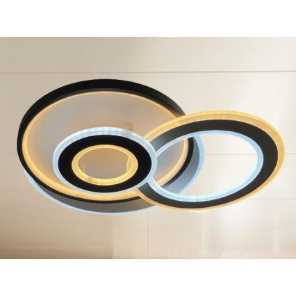 Dæmpbar LED-loftlampe LED/95W/230V 3000-6500K + fjernbetjening