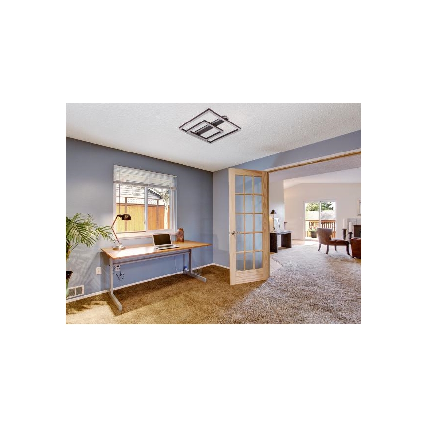 Dæmpbar LED loftlampe LED/95W/230V 3000-6500K + fjernbetjening