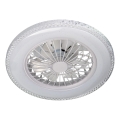 Dæmpbar LED-loftlampe med ventilator EGYPT LED/48W/230V 3000–6500K hvid + fjernbetjening