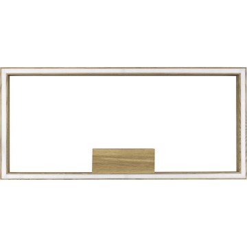 Dæmpbar LED-loftlampe RAMME LED/34W/230V, mat egetræ + fjernbetjening