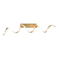 Dæmpbar LED-loftlampe RUSSEL LED/32W/230V guld