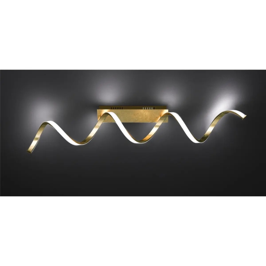 Dæmpbar LED-loftlampe RUSSEL LED/32W/230V guld