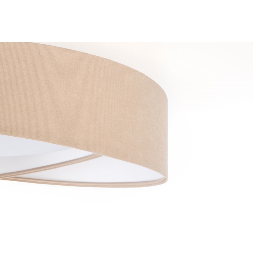 LED-dæmpbar loftlampe SMART GALAXY MODERN LED/24W/230V 3000-6500K Ø 55 cm beige/hvid + fjernbetjening