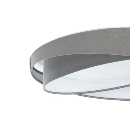 Dæmpbar loftlampe SMART GALAXY MODERN LED/24W/230V 3000-6500K Ø 55 cm grå/hvid + fjernbetjening