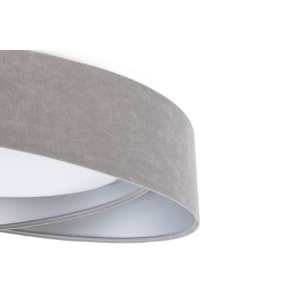 LED dæmpbar loftlampe SMART GALAXY MODERN LED/24W/230V 3000-6500K Ø 55 cm grå/sølv + fjernbetjening