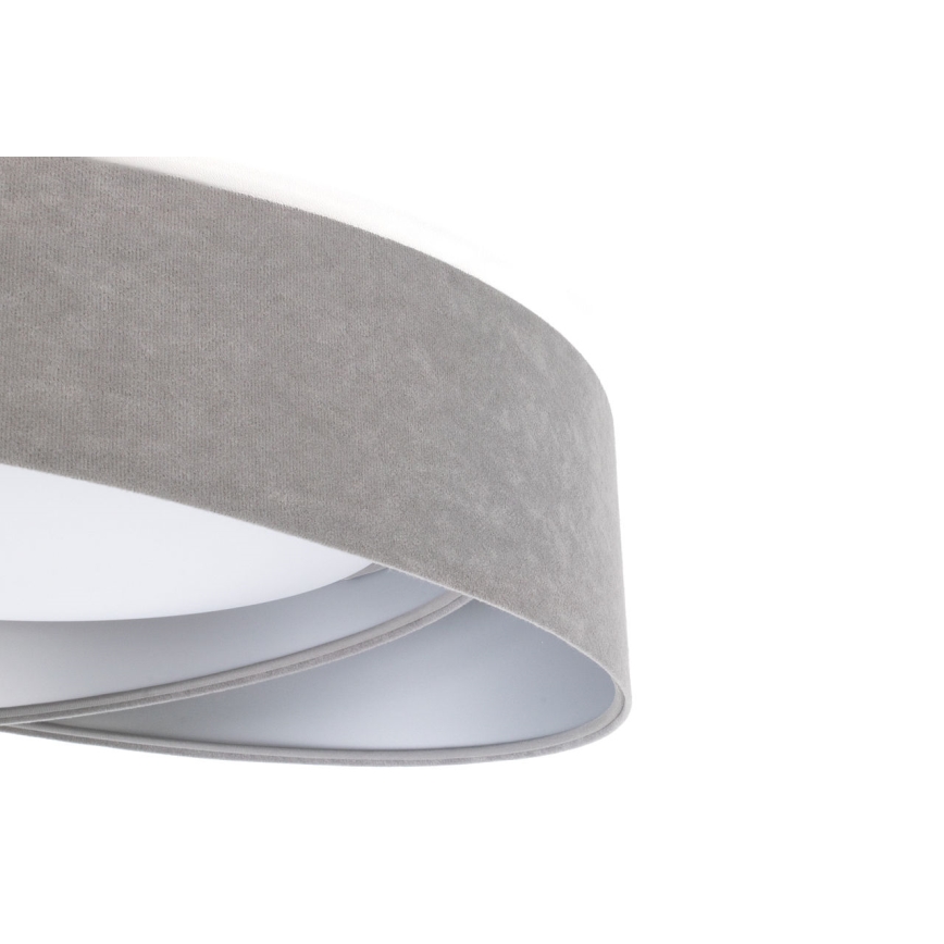 LED dæmpbar loftlampe SMART GALAXY MODERN LED/24W/230V 3000-6500K Ø 55 cm grå/sølv + fjernbetjening