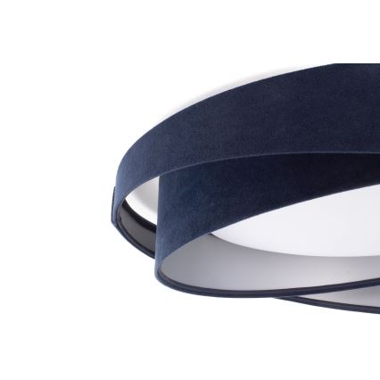 Dæmpbar LED-loftlampe SMART GALAXY MODERN LED/24W/230V 3000-6500K Ø 55 cm blå/sølv + fjernbetjening