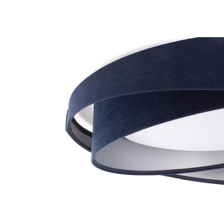 Dæmpbar LED-loftlampe SMART GALAXY MODERN LED/24W/230V 3000-6500K Ø 55 cm blå/sølv + fjernbetjening