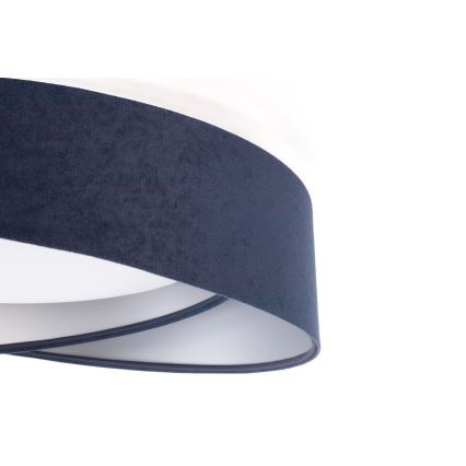 Dæmpbar LED-loftlampe SMART GALAXY MODERN LED/24W/230V 3000-6500K Ø 55 cm blå/sølv + fjernbetjening