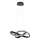 Dæmpbar LED-lysekrone på kabel SALO LED/28W/230V 3000K sort