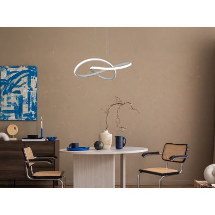 LED-dæmpbar pendel på kabel LED/65W/230V 3000-6500K Ø 49 cm + fjernbetjening