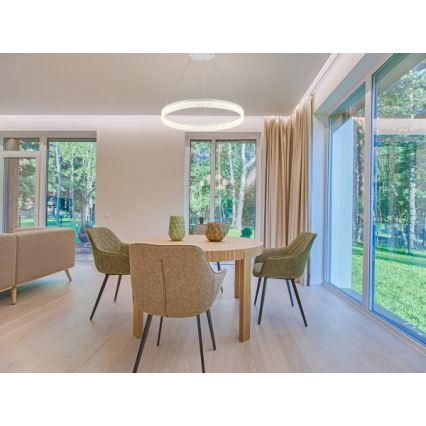 Dæmpbar LED-pendel på wire ALIANZ LED/45W/230V 3000-6000K Ø 60 cm + fjernbetjening