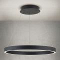 dæmpbar LED-pendel på kabel KOLK LED/60W/230V 2700/3000/4000K Ø 60 cm sort