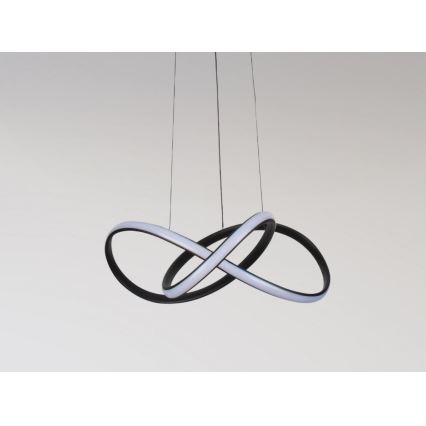 LED-dæmpbar pendel med wireophæng LED/65W/230V 3000-6500K Ø 49 cm + fjernbetjening