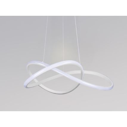 LED dæmpbar pendel på wire LED/85W/230V 3000-6500K Ø 60 cm + fjernbetjening