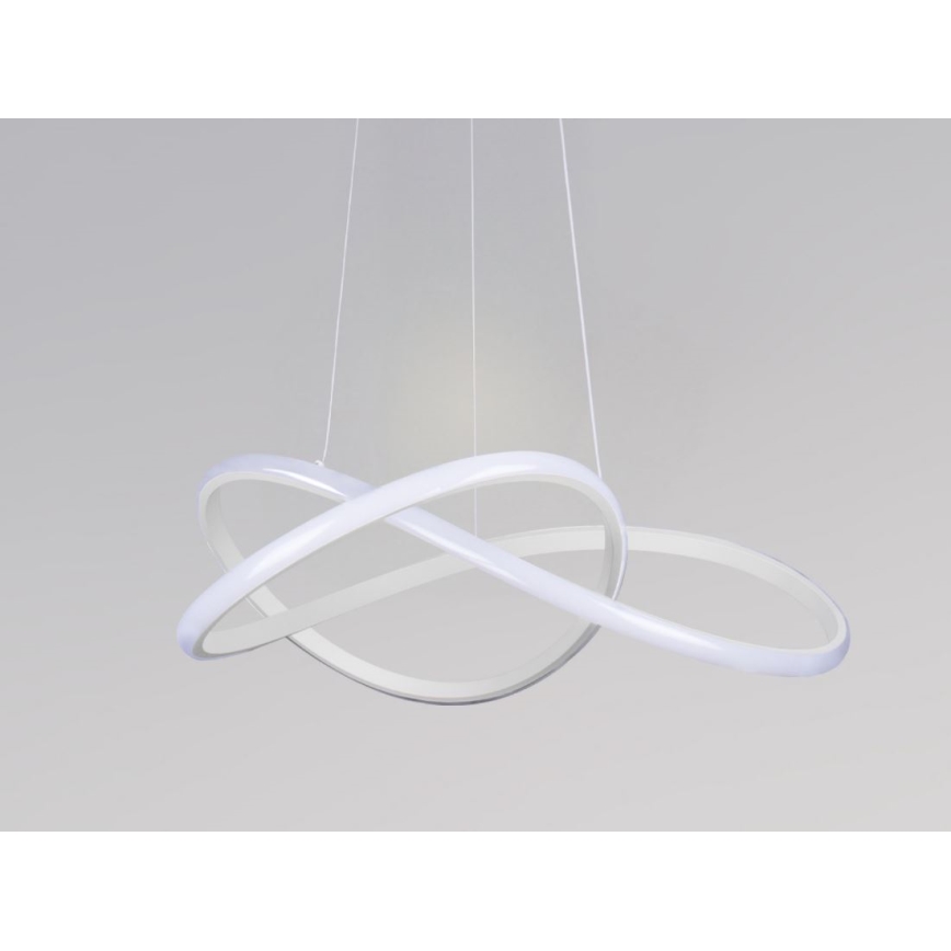 LED dæmpbar pendel på wire LED/85W/230V 3000-6500K Ø 60 cm + fjernbetjening