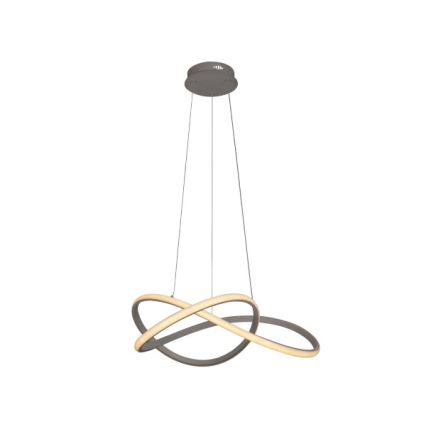 LED dæmpbar pendel på wire LED/85W/230V 3000-6500K Ø 60 cm + fjernbetjening