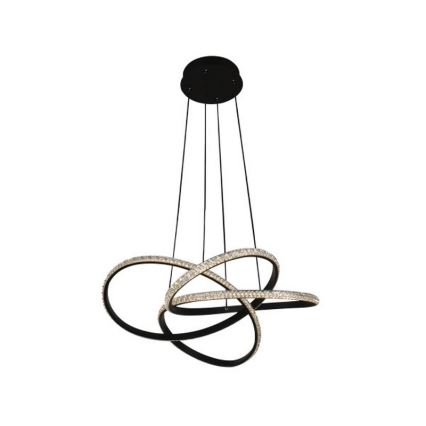 LED-dæmpbar pendel på wire LED/95W/230V 3000-6500K Ø 57 cm + fjernbetjening