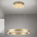 dæmpbar LED-pendel på wire KOLK LED/40W/230V 2700/3000/4000K Ø 40 cm guld
