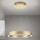 dæmpbar LED-pendel på wire KOLK LED/40W/230V 2700/3000/4000K Ø 40 cm guld