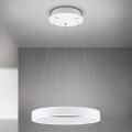 Dæmpbar LED-pendel på wire KOLK LED/40W/230V 2700/3000/4000K Ø 40 cm hvid