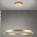 dæmpbar LED-pendel på wire KOLK LED/80W/230V 2700/3000/4000K Ø 80 cm, guld
