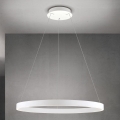 Dæmpbar LED-pendel på wire KOLK LED/80W/230V 2700/3000/4000K Ø 80 cm, hvid
