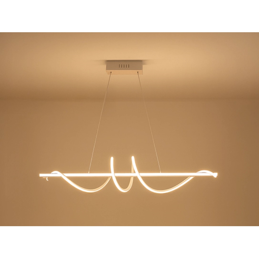 Dæmpbar LED-pendel på wire LED/50W/230V 3000–6500K 100 cm + fjernbetjening