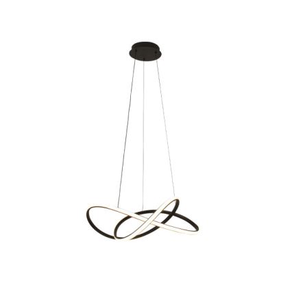 LED-dæmpbar pendel på wire LED/85W/230V 3000-6500K Ø 60 cm + fjernbetjening