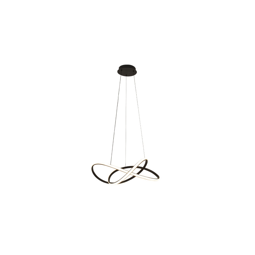 LED-dæmpbar pendel på wire LED/85W/230V 3000-6500K Ø 60 cm + fjernbetjening