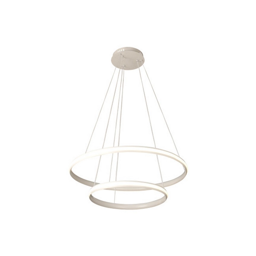 Dæmpbar LED-pendel på wire LED/90W/230V 3000-6500K Ø 60 cm + fjernbetjening