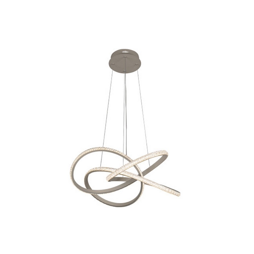 LED-dæmpbar pendel på wire LED/95W/230V 3000-6500K Ø 57 cm + fjernbetjening