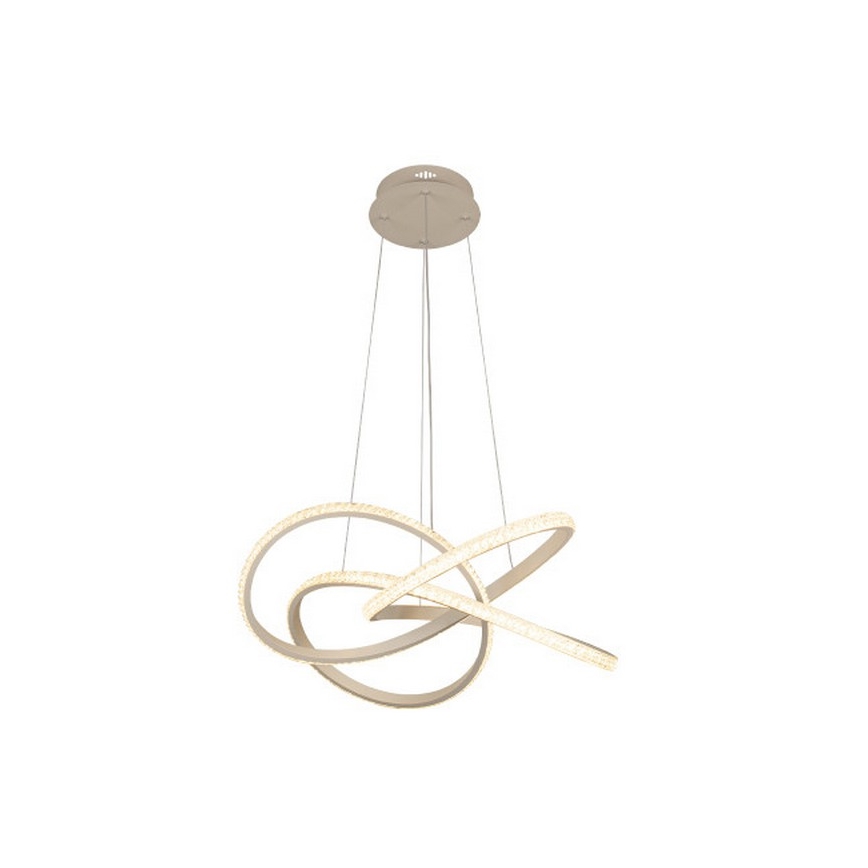 LED-dæmpbar pendel på wire LED/95W/230V 3000-6500K Ø 57 cm + fjernbetjening