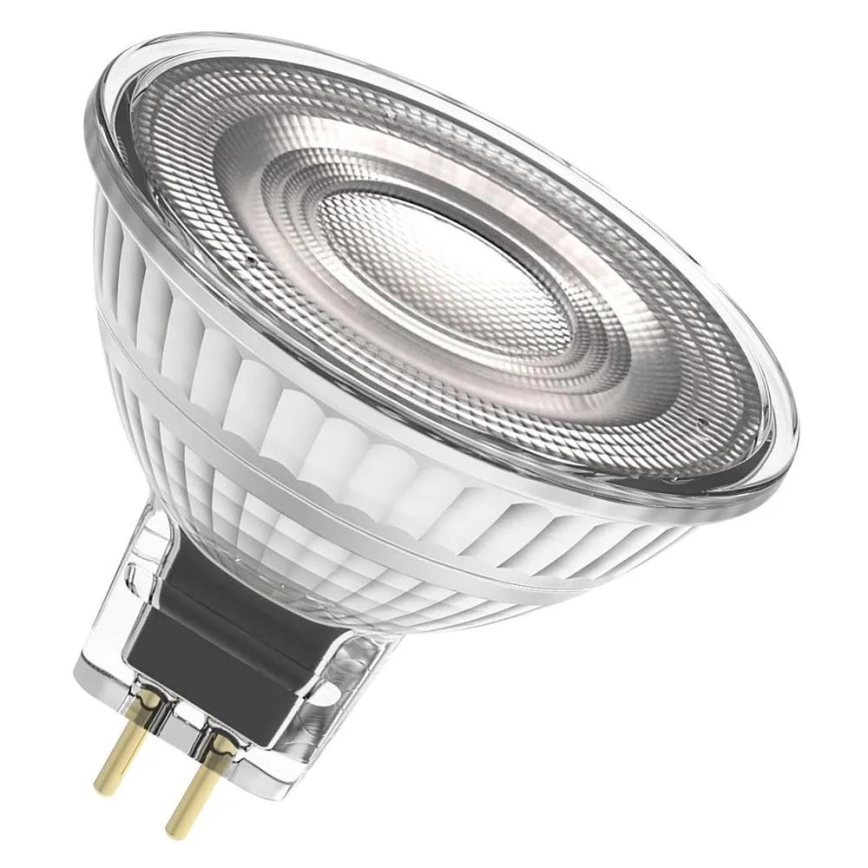 Dæmpbar LED-pære MR16 GU5,3/6,8W/12V 3000K 36° CRI 90 - Ledvance