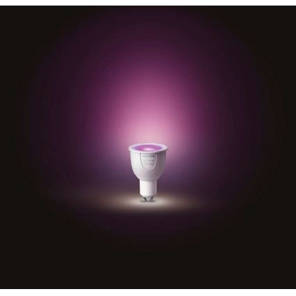 Dæmpbar LED-spotpære Philips Hue White and Color Ambiance GU10/4,3W/230V 2000-6500K