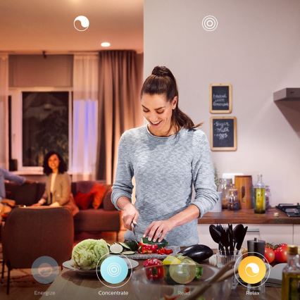 Dæmpbar LED-spotpære Philips Hue White and Color Ambiance GU10/4,3W/230V 2000-6500K