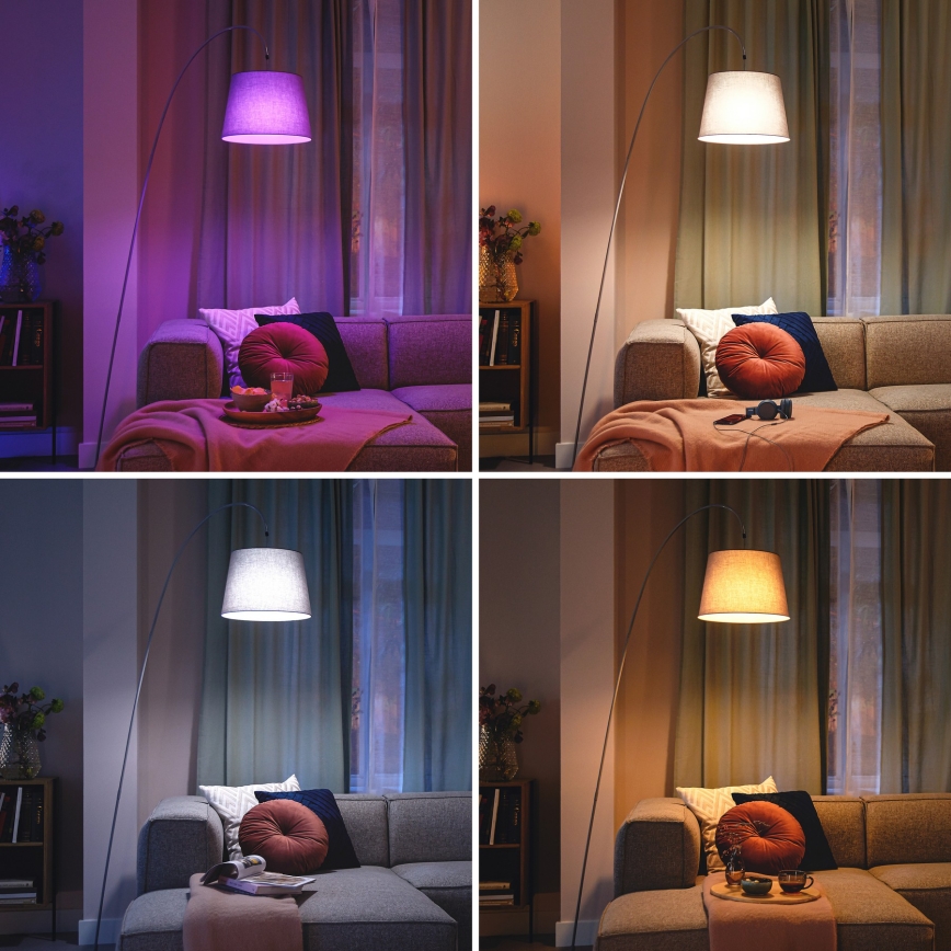 Philips SMART LED RGB-dæmpbar pære P45 E14/4,9W/230V 2200-6500K CRI 90