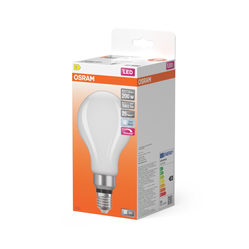 Dæmpbar LED-pære STAR E27/24W/230V 4000K - Osram