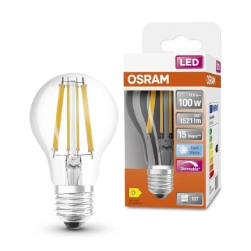 Dæmpbar LED-pære SUPERSTAR VINTAGE E27/11W/230V 4000K - Osram