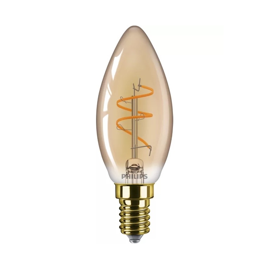 Dæmpbar LED-pære VINTAGE Philips B35 E14/3,1W/230V 2200K CRI 90