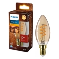 Dæmpbar LED-pære VINTAGE Philips E14/2,5W/230V 1800K