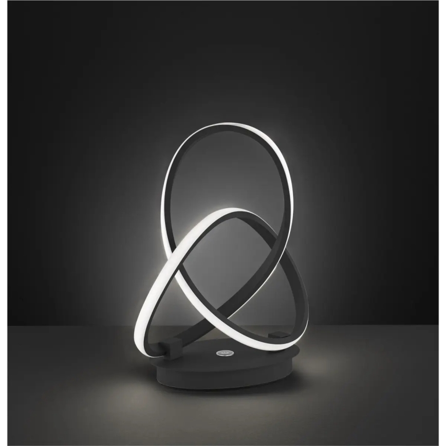 Dæmpbar LED-skrivebordslampe INDIGO LED/19W/230V 3000K sort