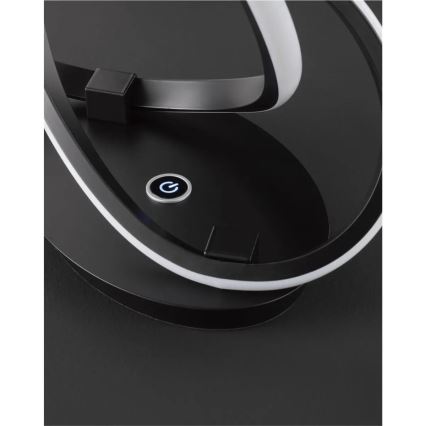 Dæmpbar LED-skrivebordslampe INDIGO LED/19W/230V 3000K sort