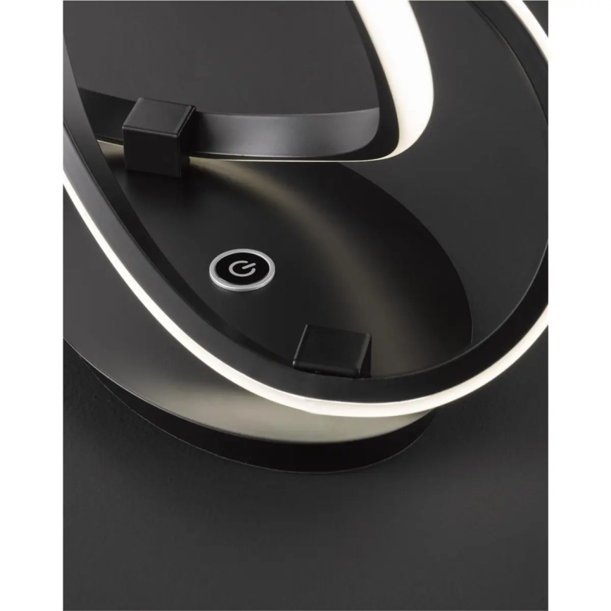 Dæmpbar LED-skrivebordslampe INDIGO LED/19W/230V 3000K sort