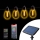 Dæmpbar LED-solcelledrevet lyskæde 25xLED/1,5W/3,7/5V 2700-10000K 2200 mAh 15 m IP65 sort + fjernbetjening
